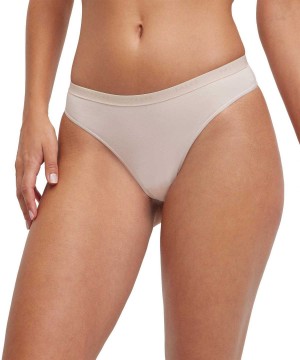 Falke 2-Pack Thong Daily Comfort Panties & Slips Damen Beige | 9520831-TB