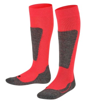 Falke Active Ski Knee-high Socks Socken Kinder Rot | 5976480-MC