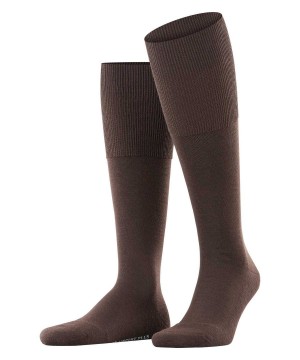 Falke Airport Plus Knee-high Socks Socken Herren Braun | 2108657-UE