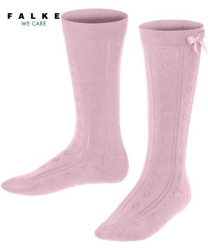 Falke Ajour Knee-high Socks Socken Kinder Rosa | 7891253-GY