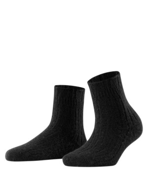 Falke Bedsock Rib House socks Socken Damen Schwarz | 4896237-JV