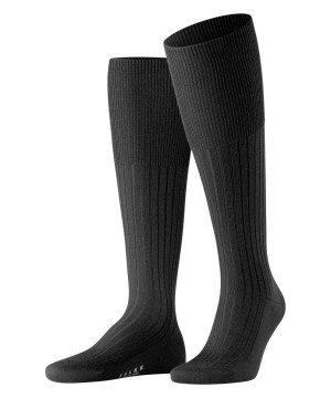 Falke Bristol Pure Knee-high Socks Socken Herren Schwarz | 5138906-JK