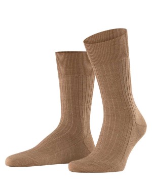 Falke Bristol Pure Socks Socken Herren Braun | 1087239-RD