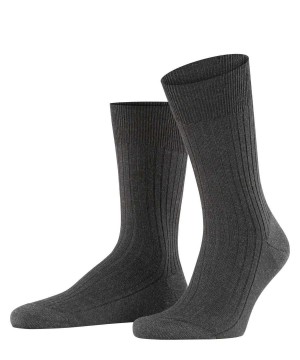 Falke Bristol Pure Socks Socken Herren Grau | 7124890-OV