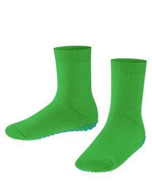 Falke Catspads House socks Socken Kinder Grün | 3694078-NO