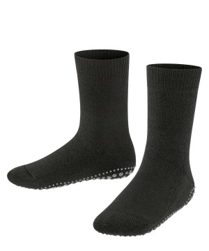 Falke Catspads House socks Socken Kinder Schwarz | 1487063-ES