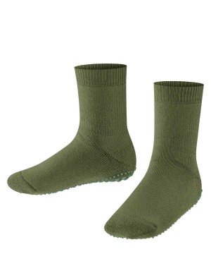 Falke Catspads House socks Socken Kinder Grün | 1768903-OF