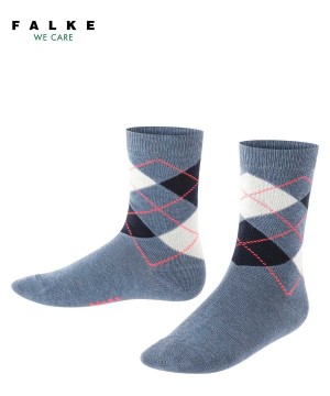 Falke Classic Argyle Socks Socken Kinder Blau | 7261835-HG