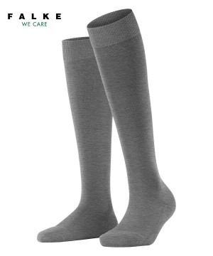 Falke ClimaWool Knee-high Socks Socken Damen Grau | 7819043-VG