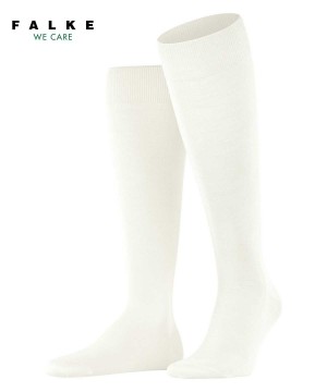 Falke ClimaWool Knee-high Socks Socken Herren Weiß | 7504821-QM