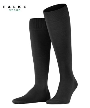 Falke ClimaWool Knee-high Socks Socken Herren Schwarz | 3510768-YT