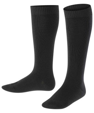 Falke Comfort Wool Knee-high Socks Socken Kinder Schwarz | 4506287-QE