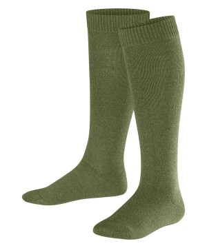 Falke Comfort Wool Knee-high Socks Socken Kinder Grün | 8329175-BL