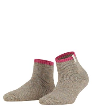 Falke Cosy Plush Short sock Socken Damen Braun | 1738205-AG