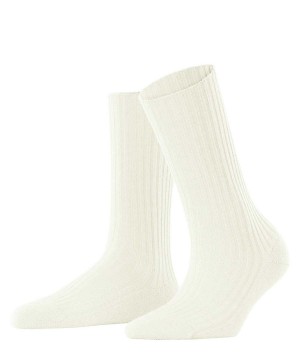 Falke Cosy Wool Boot Socks Socken Damen Weiß | 7258491-YW