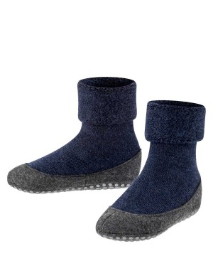 Falke Cosyshoe Minis Slippers House Socks & Slippers Kinder Blau | 6453071-BI