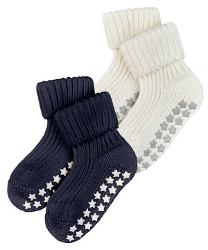 Falke Cotton Catspads 2-Pack House socks Socken Baby Multicolored | 5678024-XO