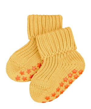 Falke Cotton Catspads House socks Socken Baby Gelb | 9840267-MA