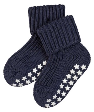 Falke Cotton Catspads House socks Socken Baby Blau | 9126374-HA