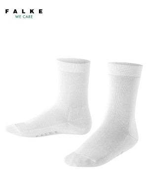 Falke Cotton Finesse Socks Socken Kinder Weiß | 7365024-NO