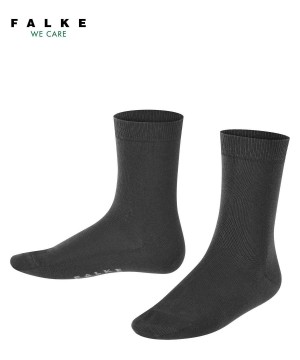 Falke Cotton Finesse Socks Socken Kinder Schwarz | 8051942-PL