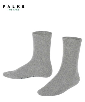 Falke Cotton Finesse Socks Socken Kinder Grau | 8704156-VG