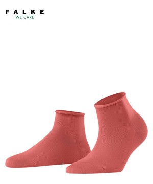 Falke Cotton Touch Short sock Socken Damen Rot | 7462830-WX