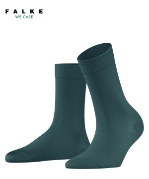 Falke Cotton Touch Socks Socken Damen Grün | 2367198-ZH