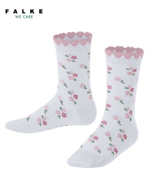 Falke Ditsy Flowers Socks Socken Kinder Weiß | 7210634-TP