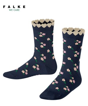 Falke Ditsy Flowers Socks Socken Kinder Blau | 1698352-TC