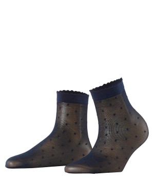 Falke Dot 15 DEN Ankle socks Socken Damen Blau | 6354097-JY