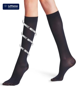 Falke Energize 50 DEN Knee-high Socks Socken Damen Blau | 6871059-BR