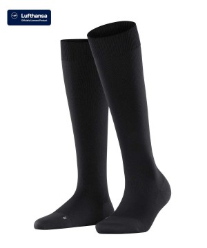 Falke Energizer Knee-high Socks Socken Damen Schwarz | 8752069-MQ