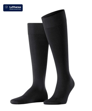 Falke Energizing Cotton Knee-high Socks Socken Herren Schwarz | 8137469-BM