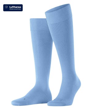 Falke Energizing Cotton Knee-high Socks Socken Herren Blau | 8075326-HR