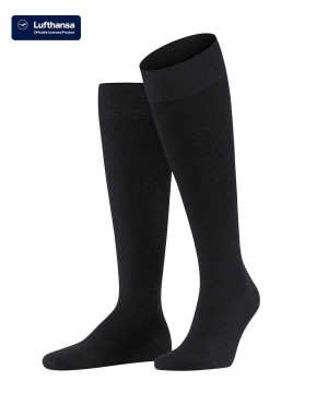 Falke Energizing Wool Knee-high Socks Socken Herren Schwarz | 9471503-DI