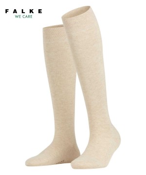 Falke Family Knee-high Socks Socken Damen Beige | 4387560-RD