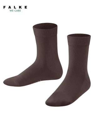 Falke Family Socks Socken Kinder Braun | 9503718-GN