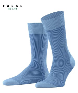 Falke Fine Shadow Socks Socken Herren Blau | 7609152-MJ