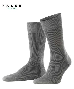 Falke Fine Shadow Socks Socken Herren Grau | 5670814-IW