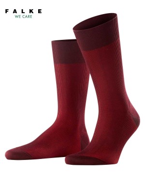 Falke Fine Shadow Socks Socken Herren Rot | 9120835-RX