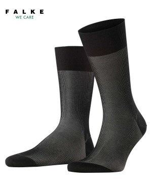 Falke Fine Shadow Socks Socken Herren Schwarz | 1580649-TC