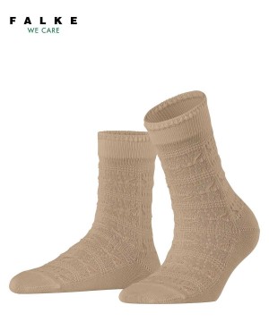 Falke Granny Square Socks Socken Damen Braun | 3064281-EQ