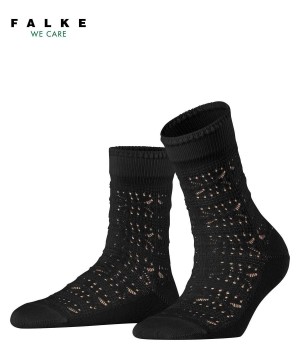 Falke Granny Square Socks Socken Damen Schwarz | 2678459-WY