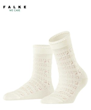 Falke Granny Square Socks Socken Damen Weiß | 8236517-OT