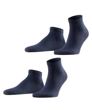 Falke Happy 2-Pack Sneaker socks Socken Herren Blau | 0351926-SO