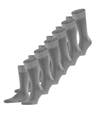 Falke Happy 6-Pack Socks Socken Herren Grau | 1290683-AI