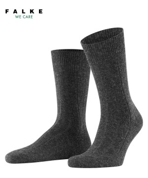 Falke Lhasa Rib Socks Socken Herren Grau | 4385217-JO