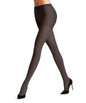 Falke Linear Lounge 25 DEN Tights Tights Damen Blau | 7906415-CZ