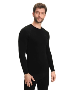 Falke Long sleeve shirt Maximum Warm Long Sleeve T-Shirts Herren Schwarz | 2468915-PJ